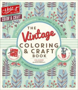 Paperback The Vintage Coloring & Craft Book