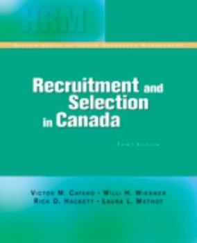 Paperback Recruitment and Selection in Can 3e Book