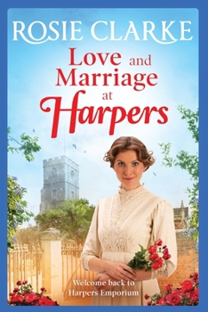 Paperback Love and Marriage at Harpers [Large Print] Book