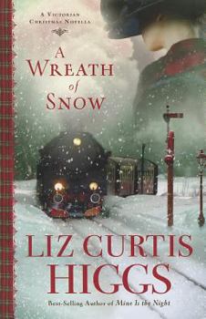 Hardcover A Wreath of Snow: A Victorian Christmas Novella [Large Print] Book