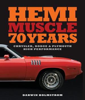 Hardcover Hemi Muscle 70 Years: Chrysler, Dodge & Plymouth High Performance Book