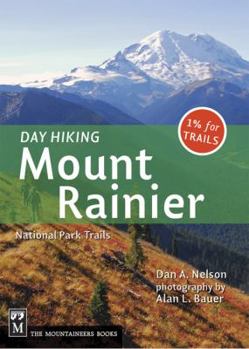 Paperback Day Hiking Mount Rainier: National Park Trails Book