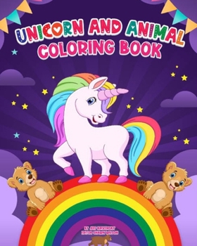 Paperback Unicorn and Animal Coloring Book