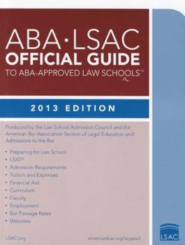 Paperback ABA-LSAC Official Guide to ABA-Approved Law Schools Book