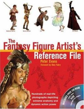 Spiral-bound The Fantasy Figure Artist's Reference File: Hundreds of Real-Life Photographs Depicting Extreme Anatomy and Dynamic Action Poses [With CDROM] Book