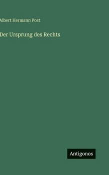 Hardcover Der Ursprung des Rechts [German] Book