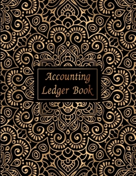 Paperback Accounting Ledger Book: General Business Ledger Checking Account Transaction Register Cash Book For Bookkeeping 6 Column Payment Record Expens Book