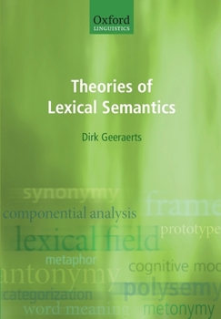 Paperback Theories of Lexical Semantics Book