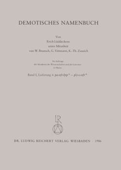 Paperback Demotisches Namenbuch: Lieferung 6 [German] Book