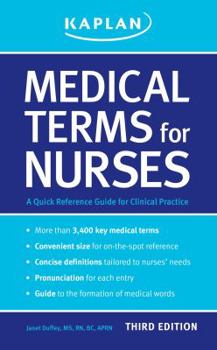 Paperback Medical Terms for Nurses: A Quick Reference Guide Book