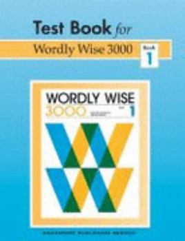 Paperback Wordly Wise 3000: Test 1, Grade 4 Book