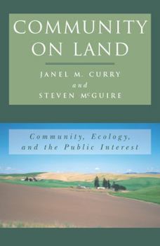 Paperback Community on Land: Community, Ecology, and the Public Interest Book