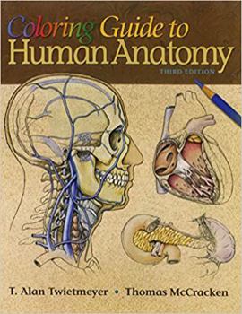 Paperback Coloring Guide to Human Anatomy Book