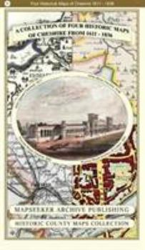 Paperback Collection of Four Historic Maps of Cheshire Book