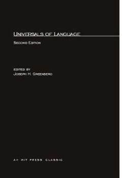 Paperback Universals of Language Book