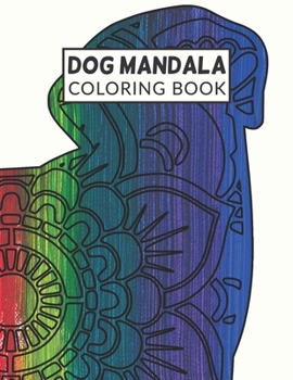 Paperback Dog Mandala Coloring Book