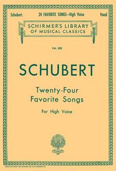 Paperback 24 Favorite Songs: Schirmer Library of Classics Volume 350 High Voice Book