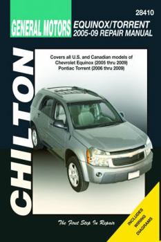 Paperback General Motors Equinox & Torrent 2005-09 Repair Manual Book