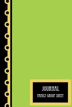 Paperback Journal: Family Group Sheet Book