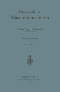 Paperback Handbuch Für Maschinenarbeiter [German] Book