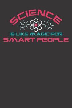 Notebook: College Ruled 6x9 120 Pages Science Physics Chemists Gift Atom Cute