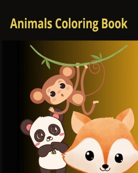 Paperback Animals Coloring Book