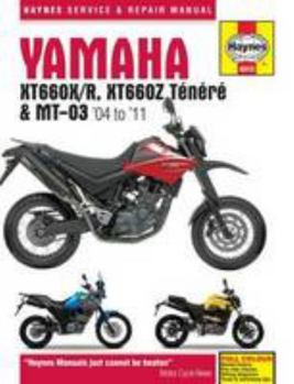 Paperback Yamaha Xt660 & Mt-03 Service And Repair Manual: 2004-2011 Book