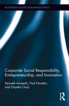 Hardcover Corporate Social Responsibility, Entrepreneurship, and Innovation Book