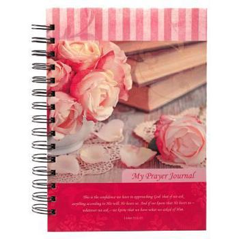 Spiral-bound Prayer Journal Pink Flowers Book