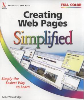 Paperback Creating Web Pages Simplified Book