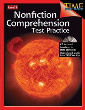 Paperback Nonfiction Comprehension Test Practice Level 3 Book