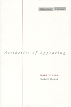Paperback Aesthetics of Appearing Book