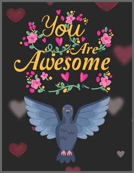 You are Awesome: Pigeon & Calendar, Daily Weekly Planner with Monthly quick-view/over view with 2020 Planner