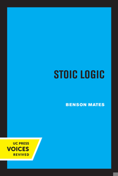 Paperback Stoic Logic Book