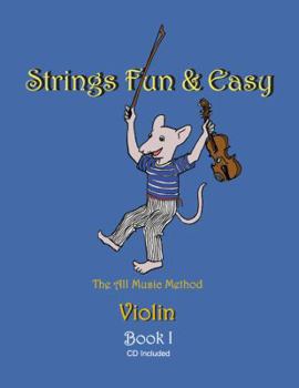 Paperback Strings Fun and Easy Violin Book 1 Book