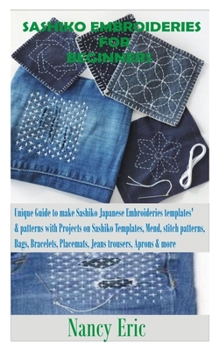 Paperback Sashiko Embroideries for Beginners Book