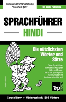 Paperback Sprachführer Deutsch-Hindi und Kompaktwörterbuch mit 1500 Wörtern [German] Book