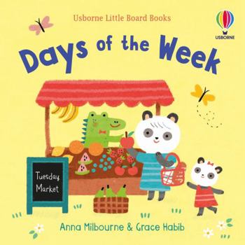 Days of the Week - Book  of the Usborne Little Board Books