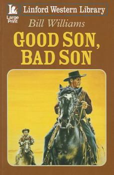 Paperback Good Son, Bad Son [Large Print] Book