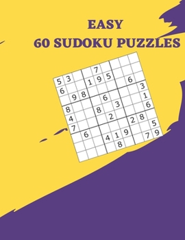 Paperback Easy 60 Sudoku Puzzle: Train Your Brain Book