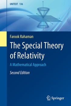 Paperback The Special Theory of Relativity: A Mathematical Approach Book