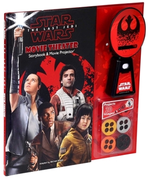 Hardcover Star Wars: The Last Jedi Movie Theater Storybook & Movie Projector Book
