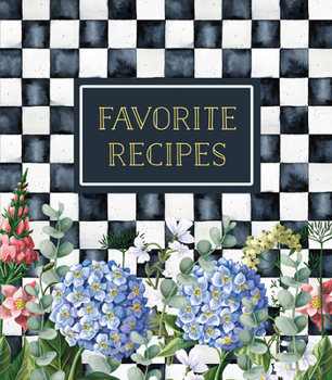 Hardcover Small Recipe Binder - Favorite Recipes (Hydrangea) Book