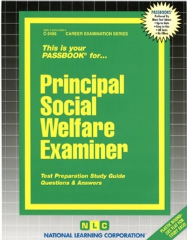 Spiral-bound Principal Social Welfare Examiner: Passbooks Study Guide Book