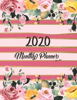 2020 monthly planner jan-dec: JAN 2020-DEC 2020 One Year Daily Weekly Calendar 12 Month Appointment Notebook for To-Do List Agenda Schedule Organizer Logbook Student or Teacher Action plan, design cov