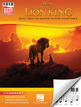 Paperback The Lion King - Super Easy Songbook Book