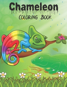 Paperback Chameleon Coloring Book: Chameleon Coloring Book for kids.35 Chameleon design Book