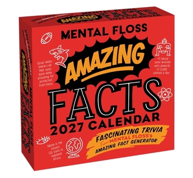 Paper Catalog Amazing Facts from Mental Floss 2027 Day-To-Day Calendar Book
