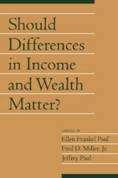 Paperback Should Differences in Income and Wealth Matter?: Volume 19, Part 1 Book
