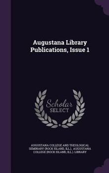 Hardcover Augustana Library Publications, Issue 1 Book
